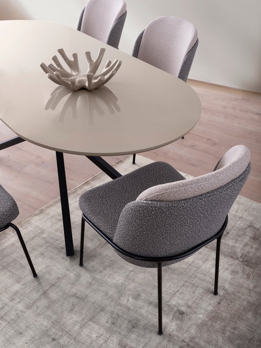 Hanah Home Aura - 3011 Mesa de comedor Moca claro Hanah Home Aura - 3011 Mesa de comedor Moca claro